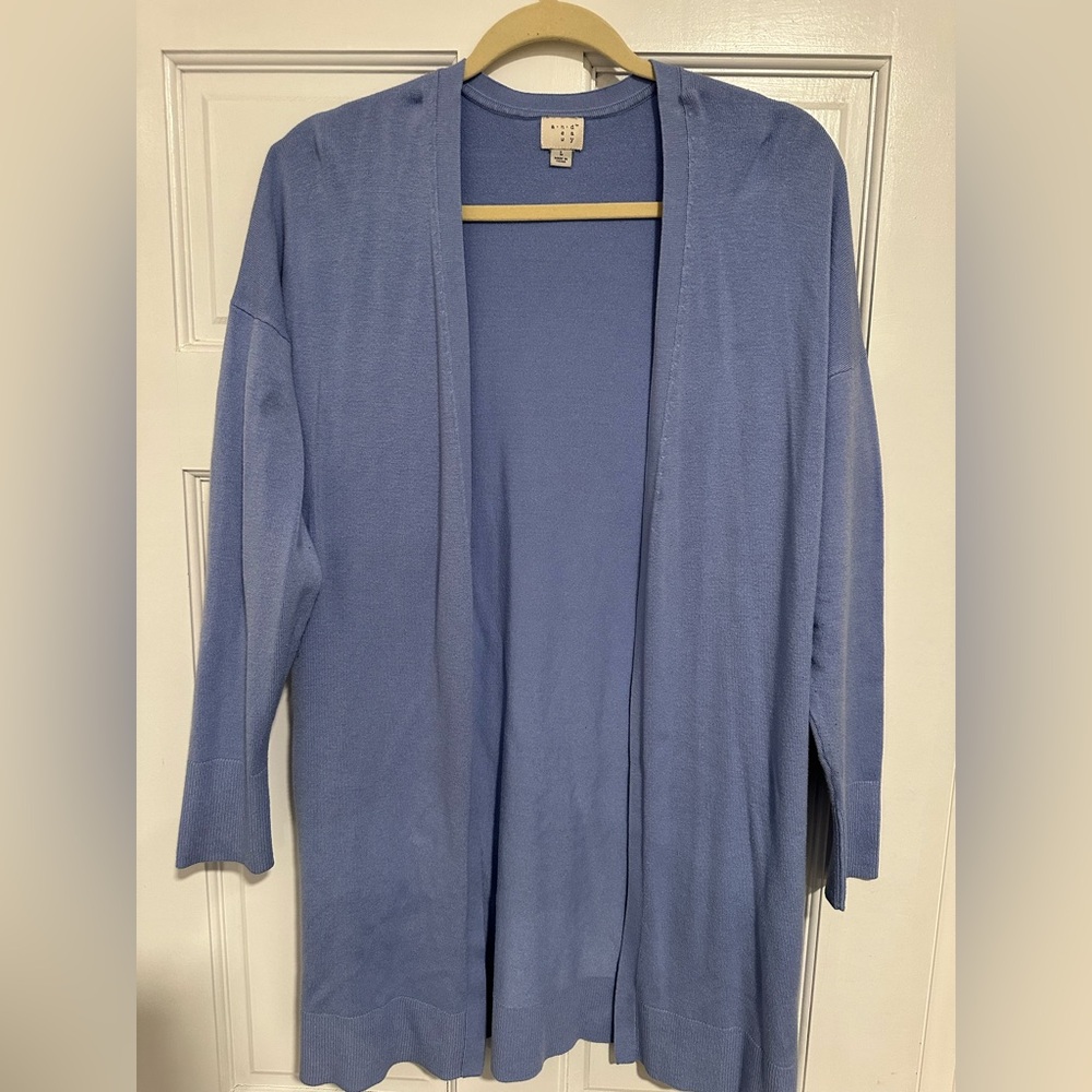 a new day Women's Light Blue Cardigan